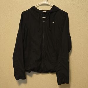 Nike Black Zip Up Hoodie Medium
